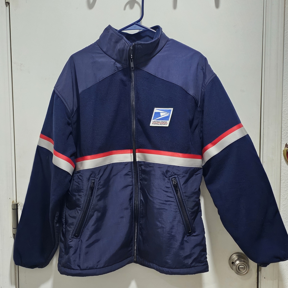 USPS Postal Medium Weight Fleece Jacket Size L